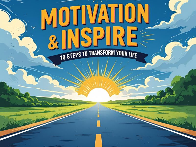 Motivation & Inspire: 10 Steps to Transform Your Life