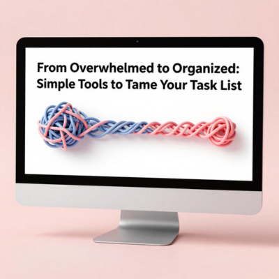 From Overwhelmed to Organized: Simple Tools to Tame Your Task List